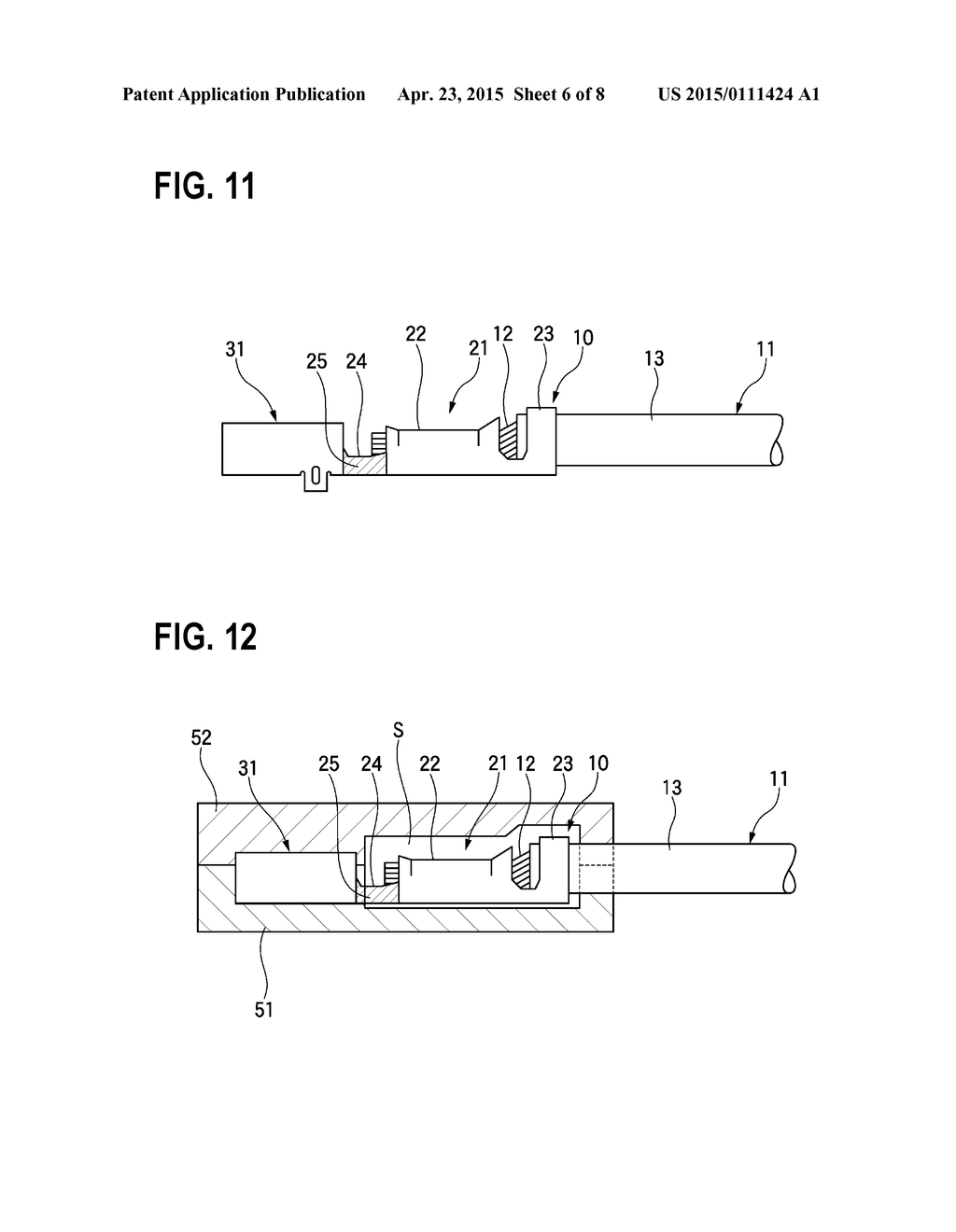 COATED ELECTRIC WIRE ATTACHED CONNECTOR TERMINAL - diagram, schematic, and image 07