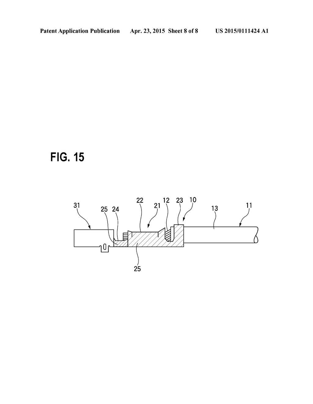 COATED ELECTRIC WIRE ATTACHED CONNECTOR TERMINAL - diagram, schematic, and image 09