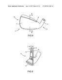 GOLF CLUB HEAD WITH TOP LINE INSERT diagram and image