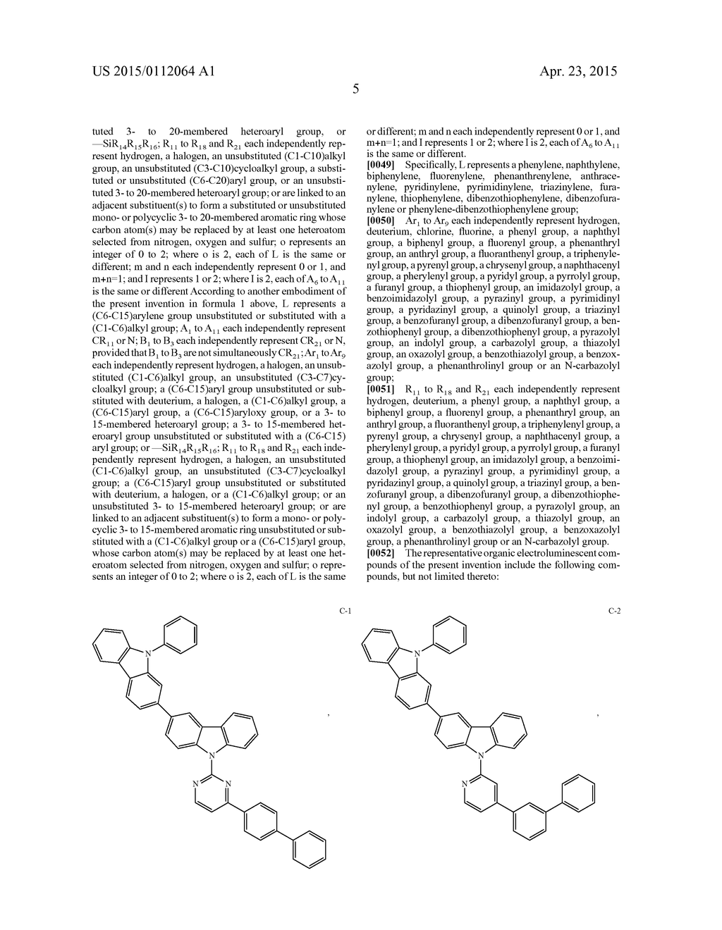 NOVEL ORGANIC ELECTROLUMINESCENT COMPOUNDS AND ORGANIC ELECTROLUMINESCENT     DEVICE COMPRISING THE SAME - diagram, schematic, and image 06