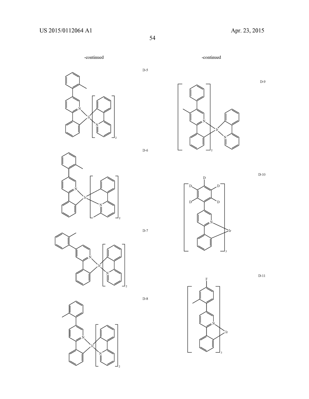 NOVEL ORGANIC ELECTROLUMINESCENT COMPOUNDS AND ORGANIC ELECTROLUMINESCENT     DEVICE COMPRISING THE SAME - diagram, schematic, and image 55