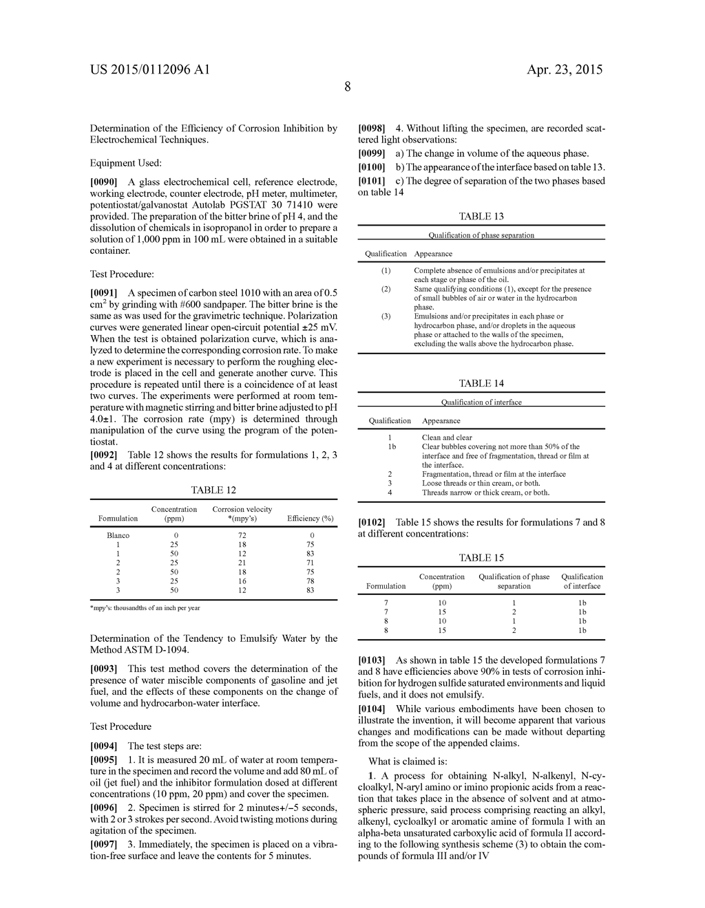 AMINO AND IMINO PROPIONIC ACIDS, PROCESS OF PREPARATION AND USE - diagram, schematic, and image 10