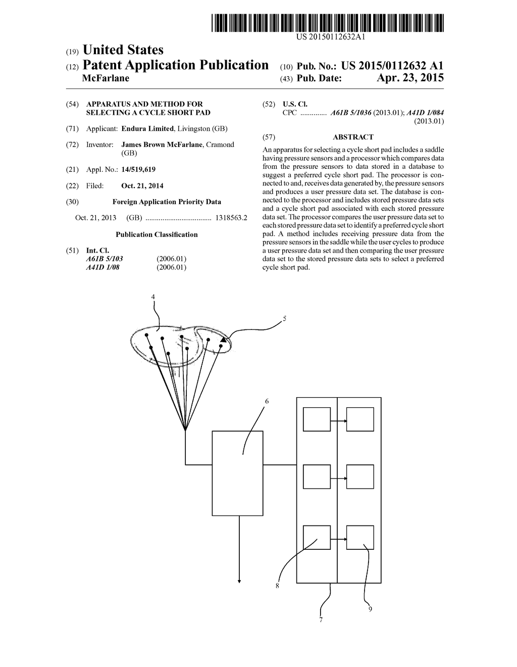 APPARATUS AND METHOD FOR SELECTING A CYCLE SHORT PAD - diagram, schematic, and image 01