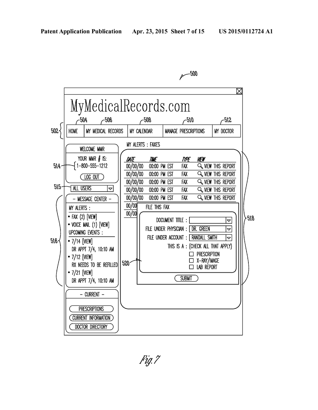 IDENTIFYING INDIVIDUAL ASSOCIATED WITH HEALTH RECORD USING DESTINATION     ADDRESS - diagram, schematic, and image 08