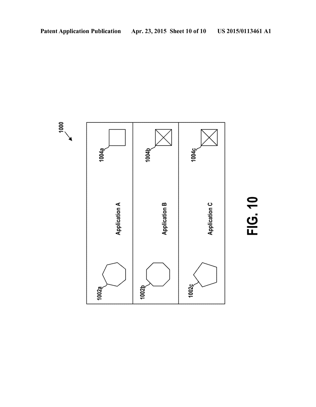 Methods and Systems for Indicating Application Data Use and Providing Data     According to Permissions - diagram, schematic, and image 11