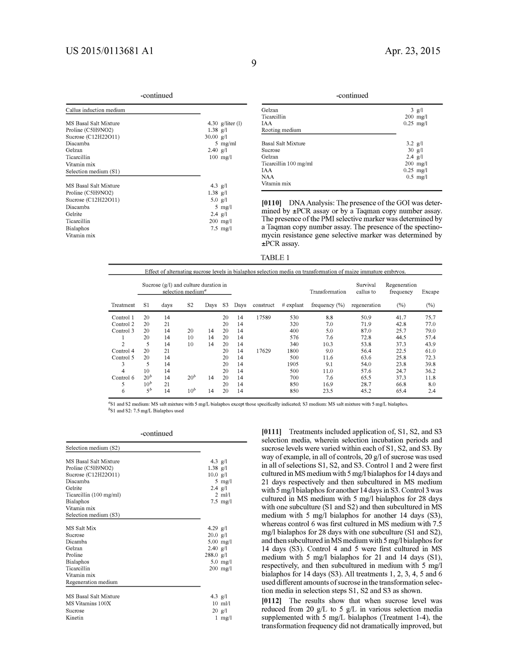 COMPOSITION AND METHOD FOR ENHANCING PLANT TRANSFORMATION - diagram, schematic, and image 10