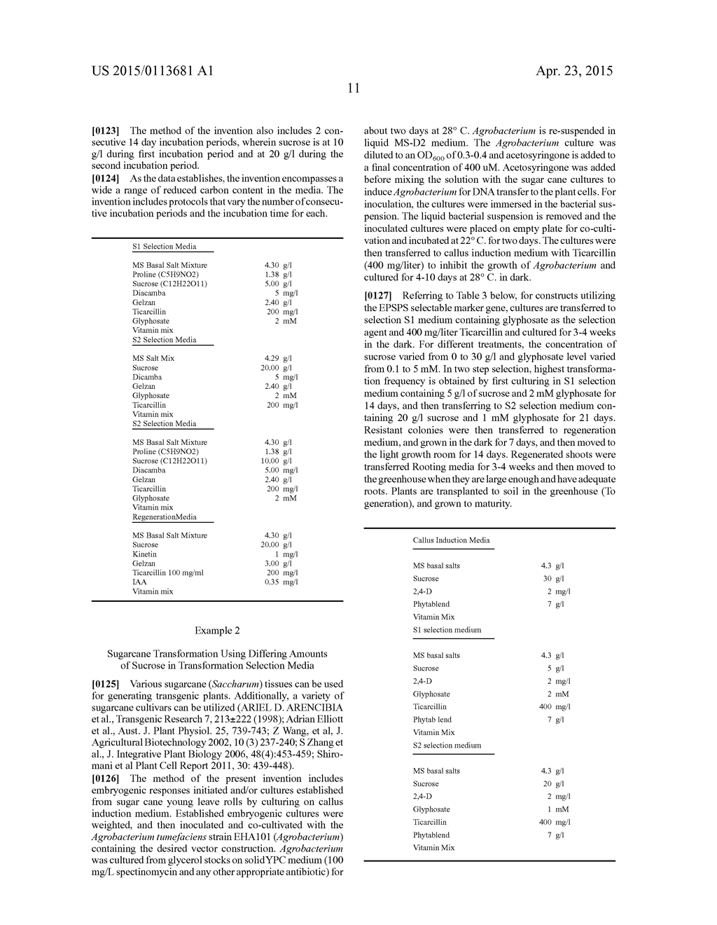 COMPOSITION AND METHOD FOR ENHANCING PLANT TRANSFORMATION - diagram, schematic, and image 12