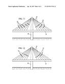 DEVICE FOR DAMPING VIBRATIONS IN CABLES OF A SUSPENSION SYSTEM OF A CIVIL     ENGINEERING STRUCTURE diagram and image