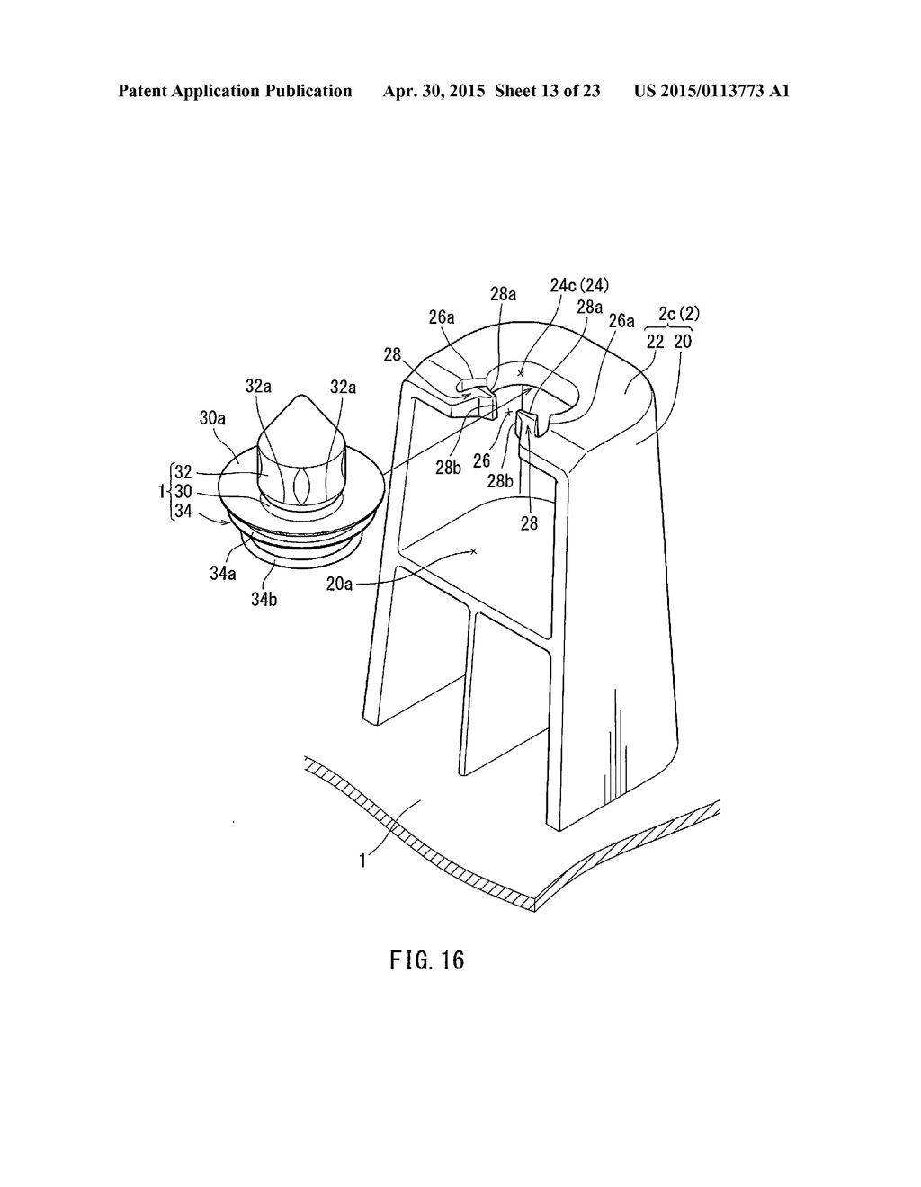 CLIP MOUNTING SEATS OF INTERIOR COMPONENTS OR EXTERIOR COMPONENTS - diagram, schematic, and image 14