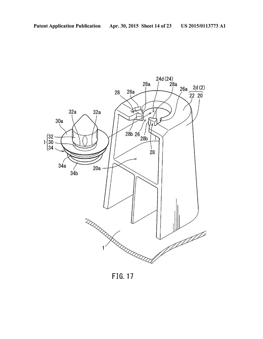 CLIP MOUNTING SEATS OF INTERIOR COMPONENTS OR EXTERIOR COMPONENTS - diagram, schematic, and image 15