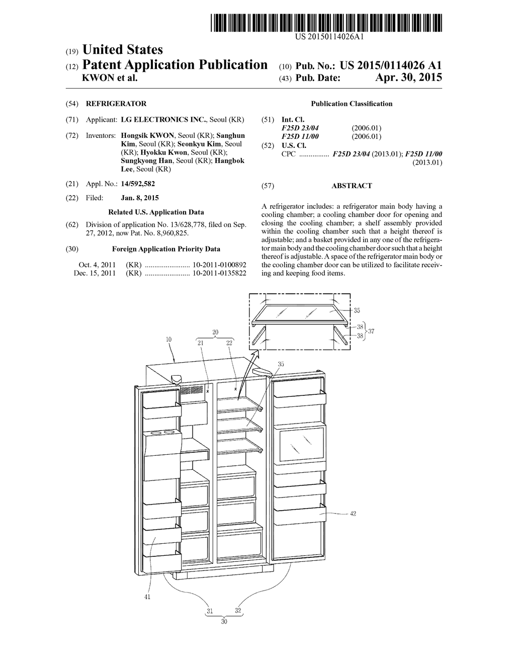 REFRIGERATOR - diagram, schematic, and image 01