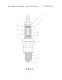 SPARK PLUG FOR INTERNAL COMBUSTION ENGINES INCORPORATING A DIODE diagram and image