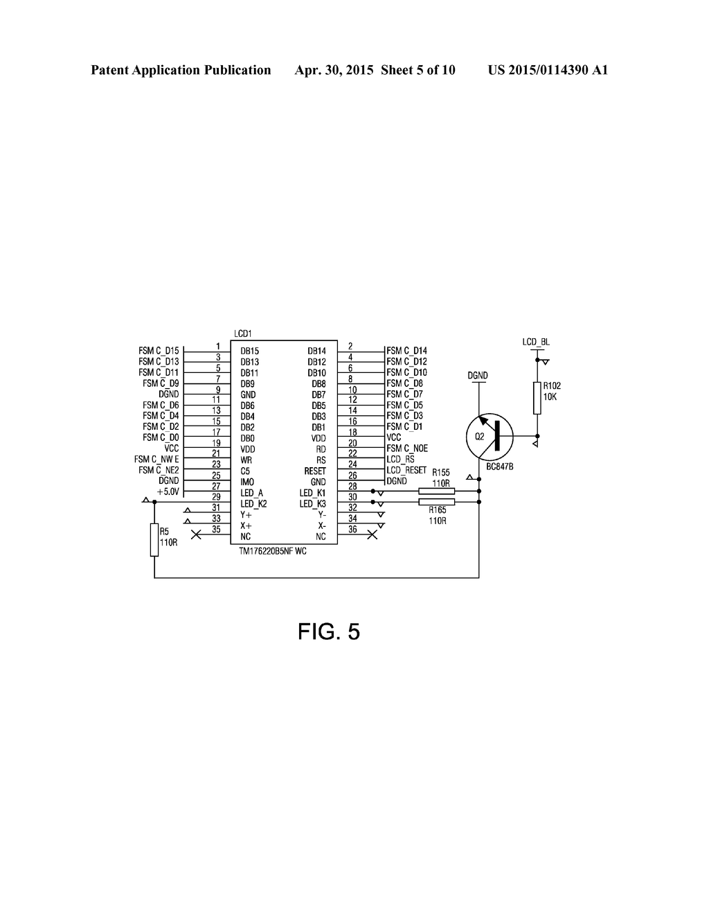 DISPLAY AND CONTROLS FOR A CPAP DEVICE - diagram, schematic, and image 06