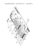 FABRICATING COOLED ELECTRONIC SYSTEM WITH LIQUID-COOLED COLD PLATE AND     THERMAL SPREADER diagram and image