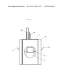 COMBINATION POST-IT NOTE AND PAPER CLIP HOLDER diagram and image