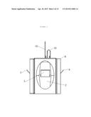 COMBINATION POST-IT NOTE AND PAPER CLIP HOLDER diagram and image