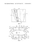 CORRUGATED DISPLAY RACK WITH CANTILEVERED SHELVES diagram and image