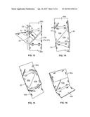 CORRUGATED DISPLAY RACK WITH CANTILEVERED SHELVES diagram and image