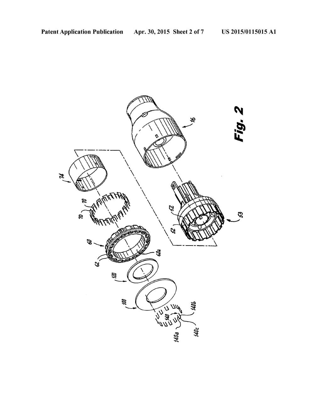 CIRCULAR SURGICAL STAPLING DEVICE INCLUDING BUTTRESS MATERIAL - diagram, schematic, and image 03