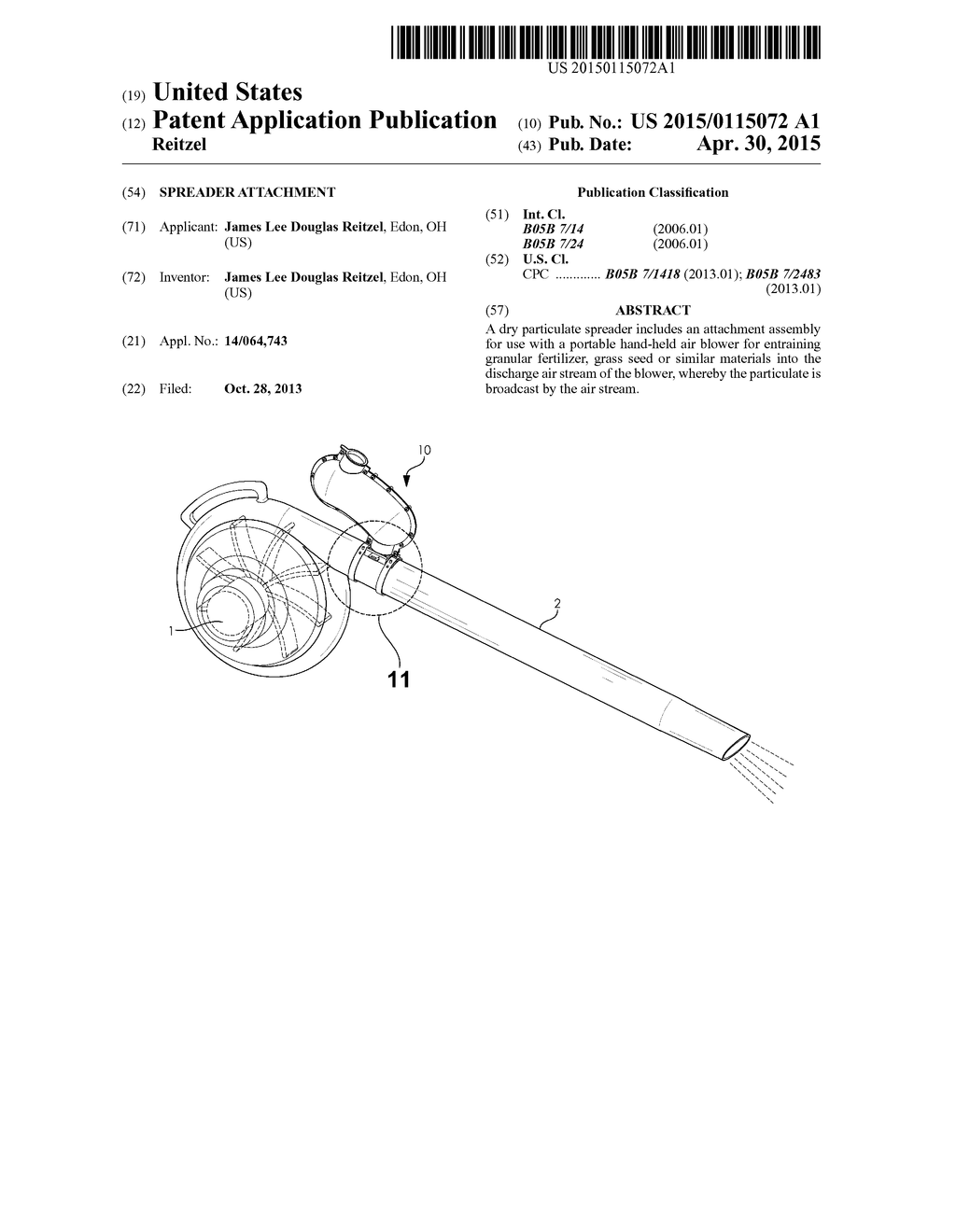 Spreader Attachment - diagram, schematic, and image 01