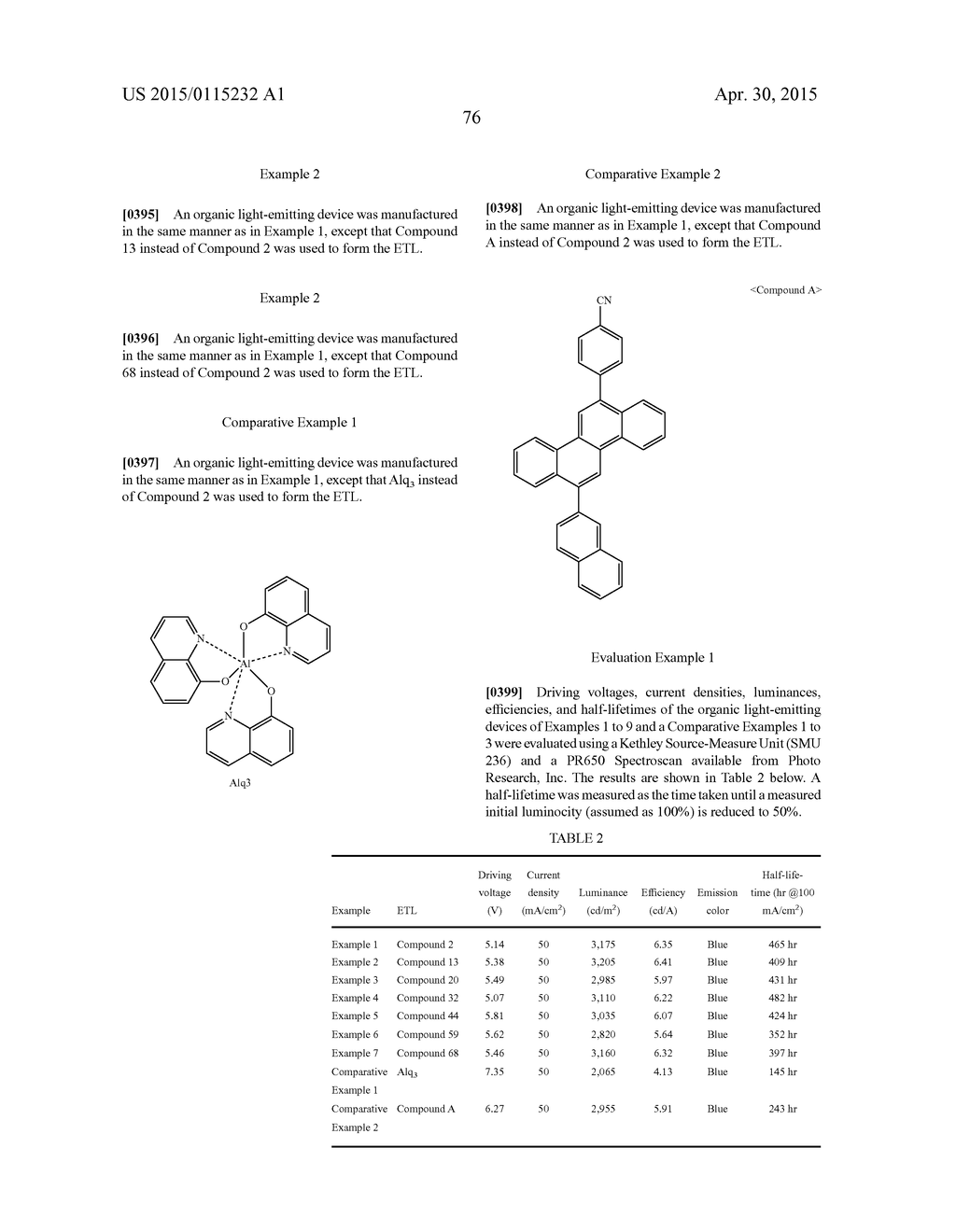 CHRYSENE-BASED COMPOUND AND ORGANIC LIGHT-EMITTING DEVICE INCLUDING THE     SAME - diagram, schematic, and image 78