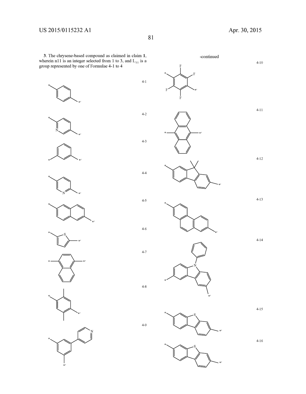 CHRYSENE-BASED COMPOUND AND ORGANIC LIGHT-EMITTING DEVICE INCLUDING THE     SAME - diagram, schematic, and image 83