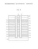 VERTICAL MEMORY DEVICES AND METHODS OF MANUFACTURING THE SAME diagram and image