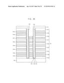 VERTICAL MEMORY DEVICES AND METHODS OF MANUFACTURING THE SAME diagram and image