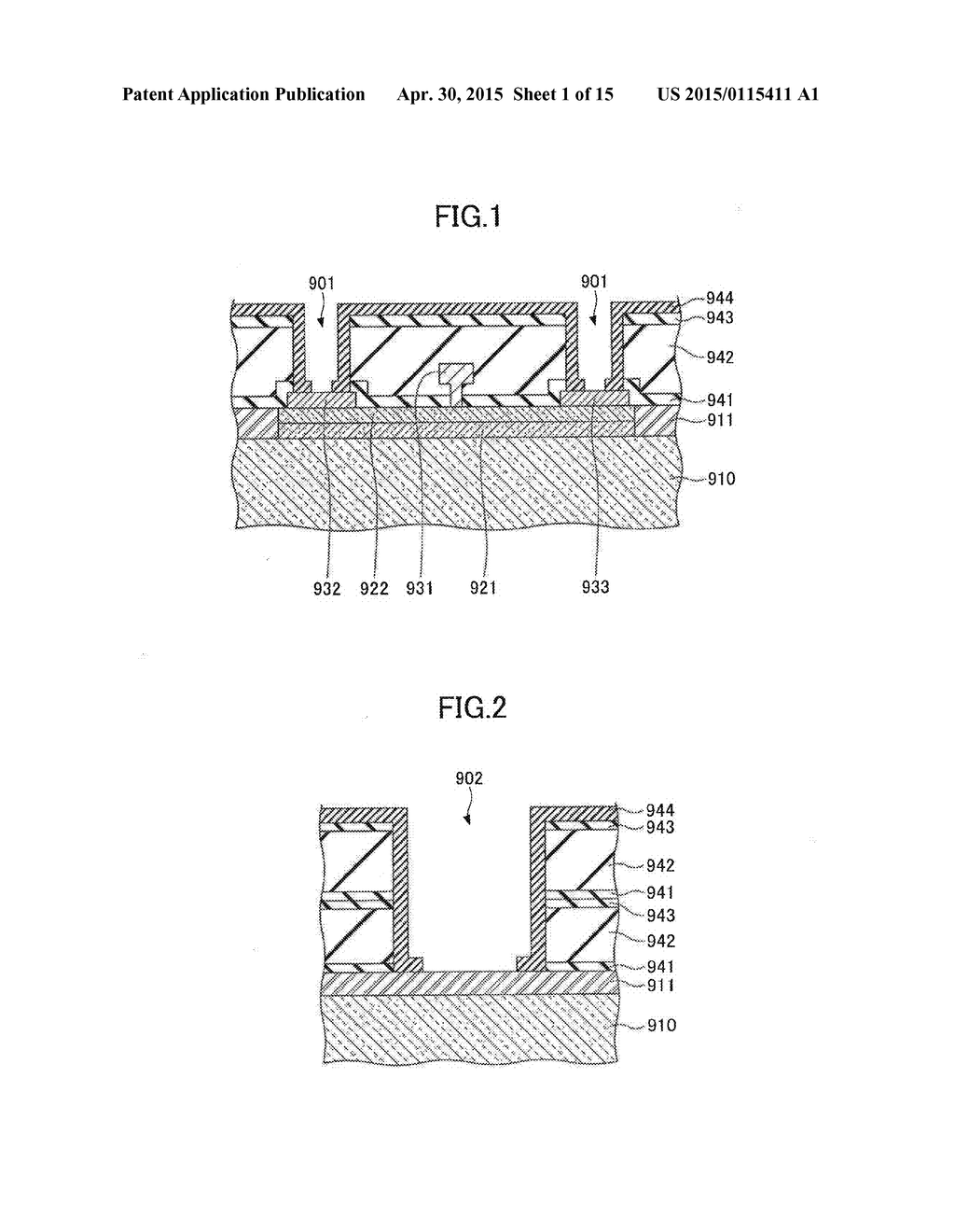 SEMICONDUCTOR DEVICE AND METHOD FOR PRODUCING SAME - diagram, schematic, and image 02