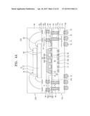 SEMICONDUCTOR PACKAGE DEVICES INCLUDING INTERPOSER OPENINGS FOR FLOWABLE     HEAT TRANSFER MEMBER diagram and image