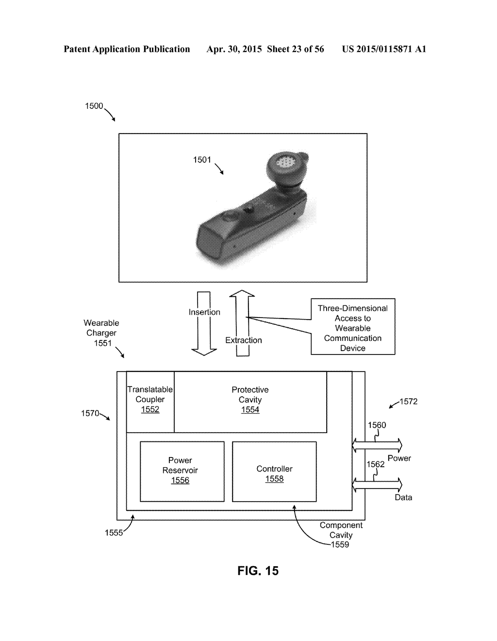 WEARABLE CHARGING DEVICE CONTROLLER AND METHODS - diagram, schematic, and image 24