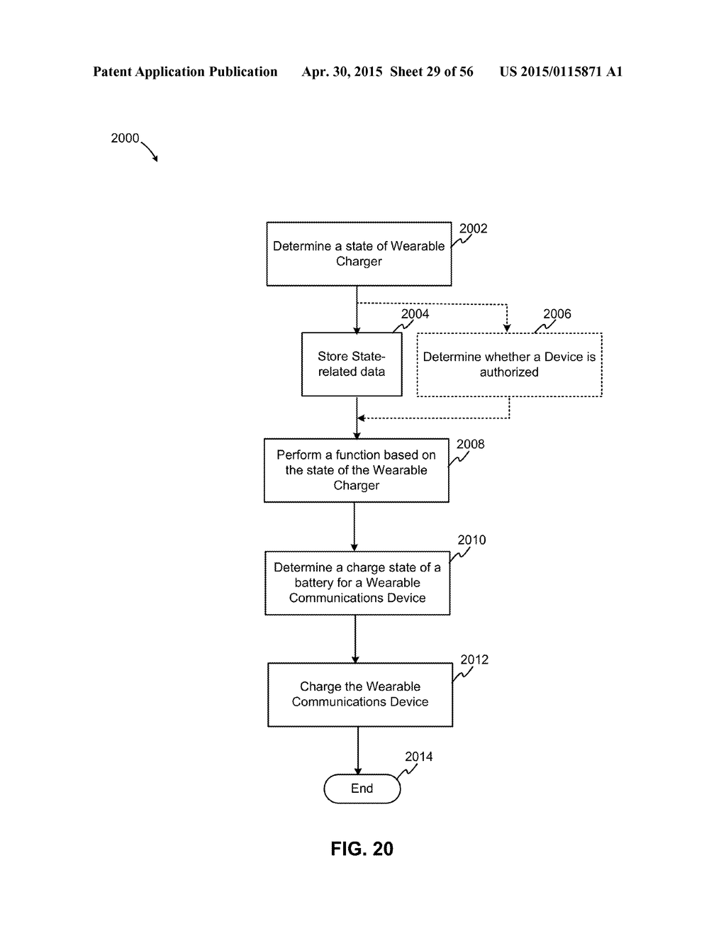 WEARABLE CHARGING DEVICE CONTROLLER AND METHODS - diagram, schematic, and image 30