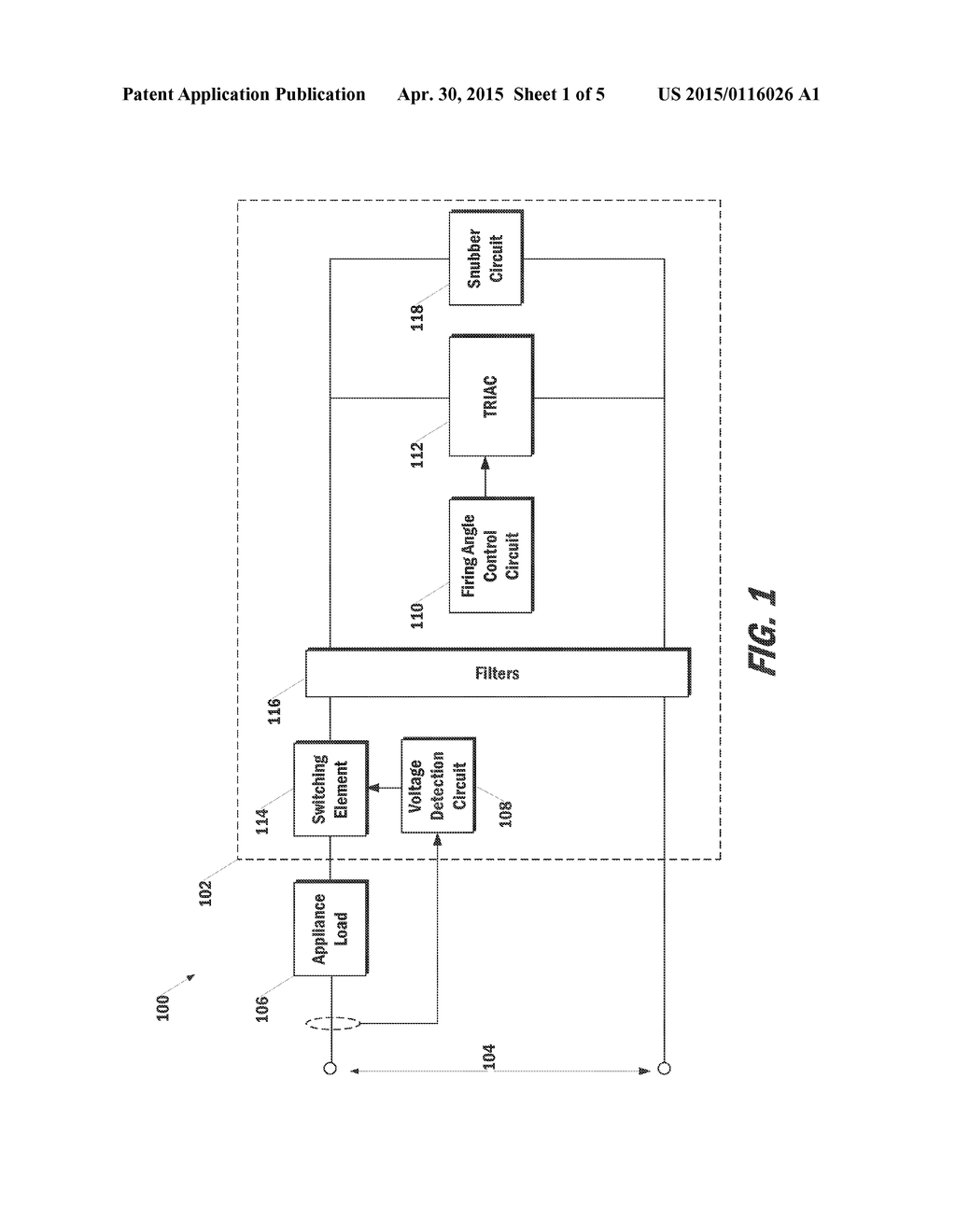 VOLTAGE ADAPTER SYSTEMS FOR USE IN AN APPLIANCE - diagram, schematic, and image 02