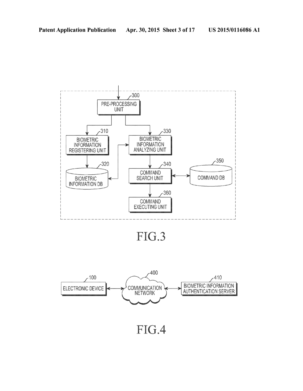 ELECTRONIC DEVICE AND METHOD OF PROVIDING SECURITY USING COMPLEX BIOMETRIC     INFORMATION - diagram, schematic, and image 04