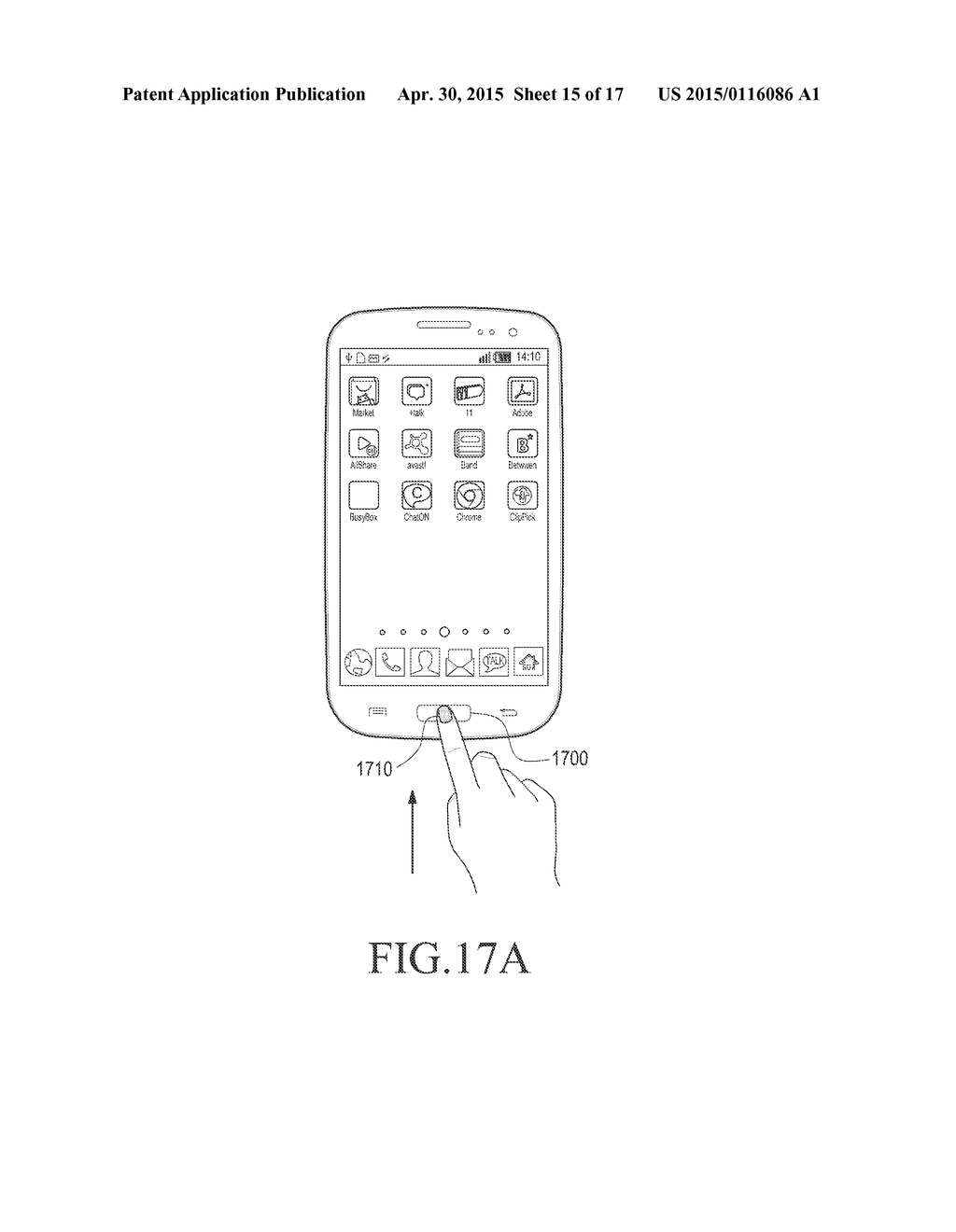 ELECTRONIC DEVICE AND METHOD OF PROVIDING SECURITY USING COMPLEX BIOMETRIC     INFORMATION - diagram, schematic, and image 16