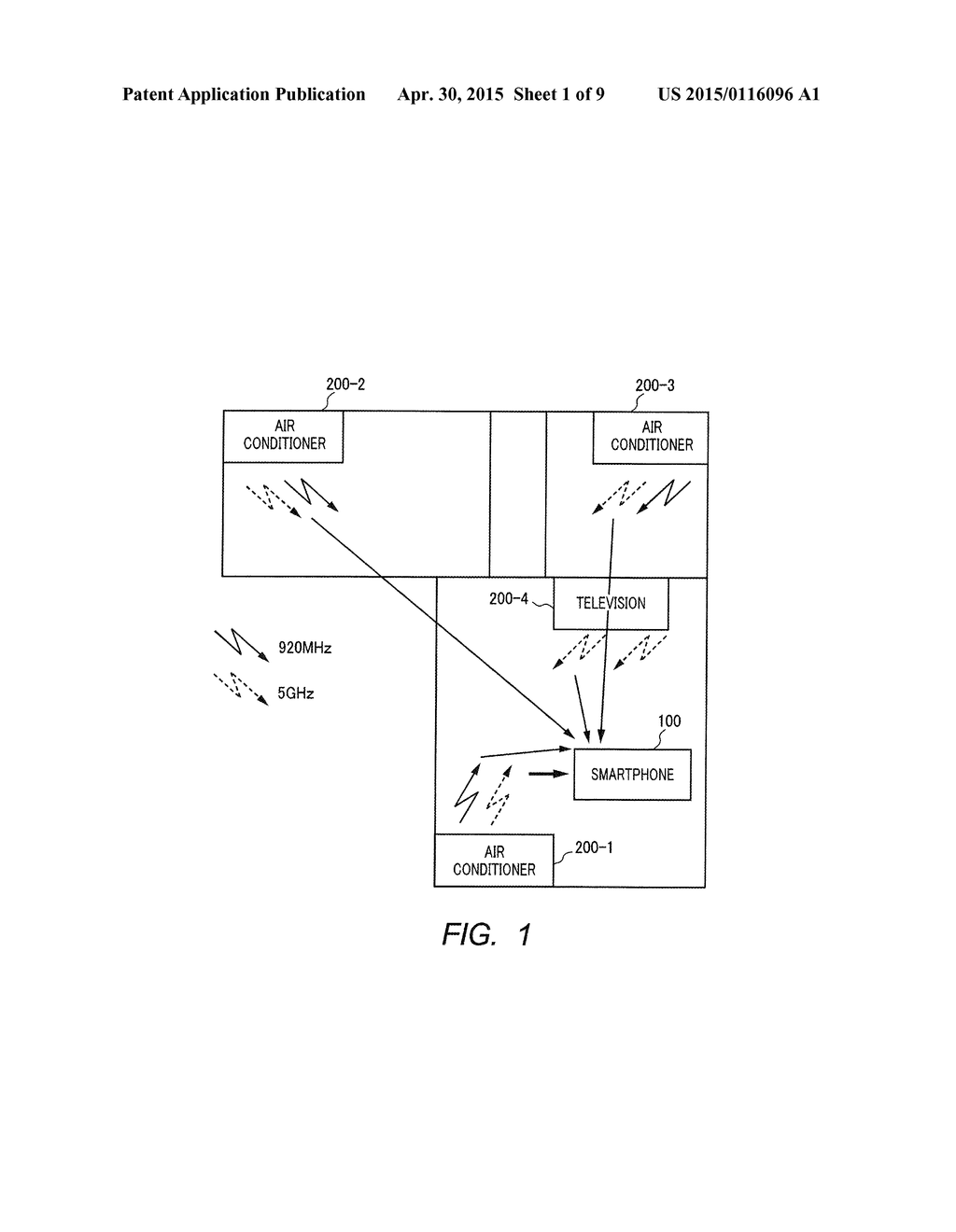 INFORMATION APPARATUS, APPARATUS TO BE CONTROLLED, RADIO COMMUNICATION     SYSTEM, AND METHOD FOR SELECTING APPARATUS TO BE CONTROLLED - diagram, schematic, and image 02