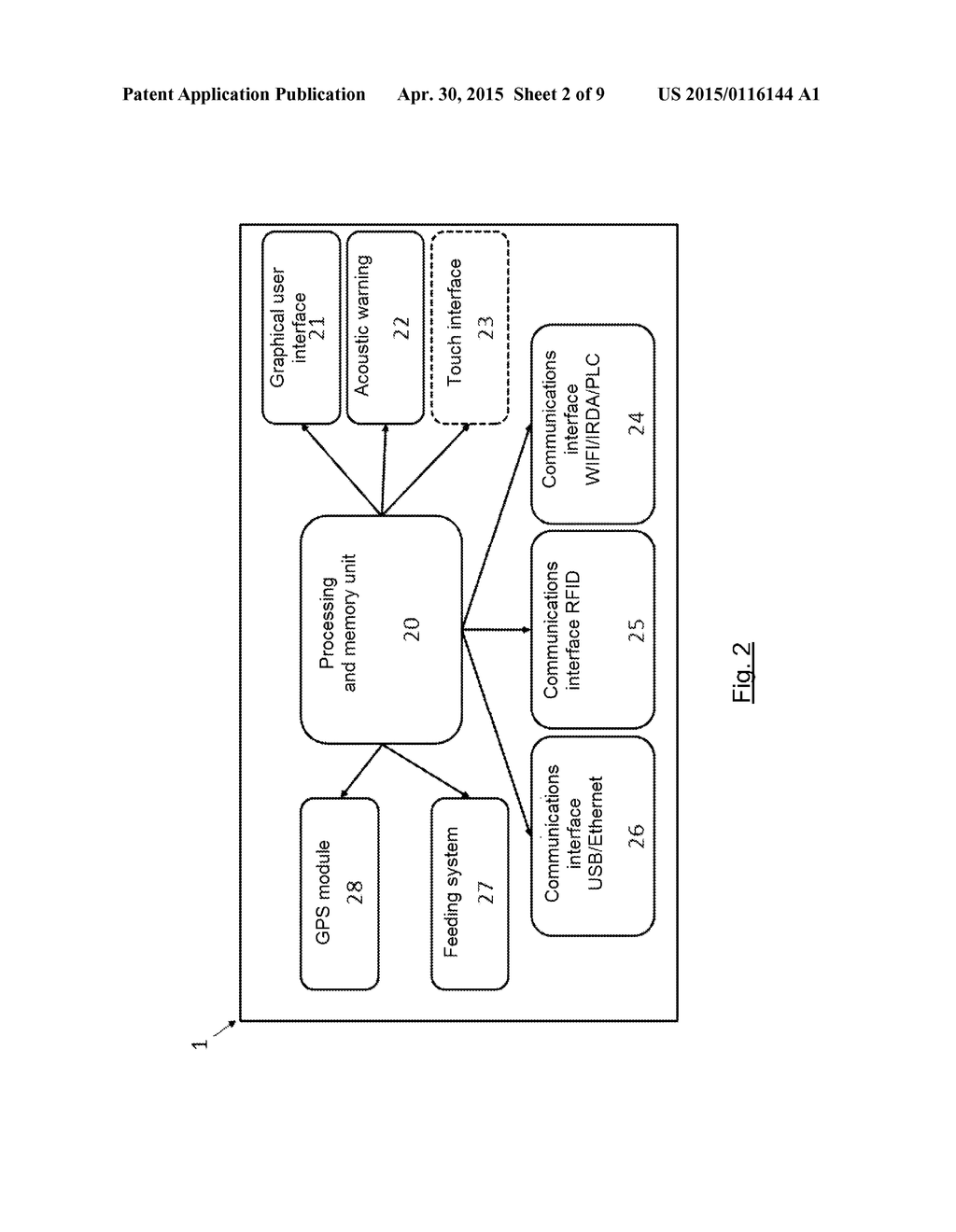 SYSTEM AND METHOD FOR LOCATING OBJECTS USING RADIO FREQUENCY IDENTIFIERS - diagram, schematic, and image 03