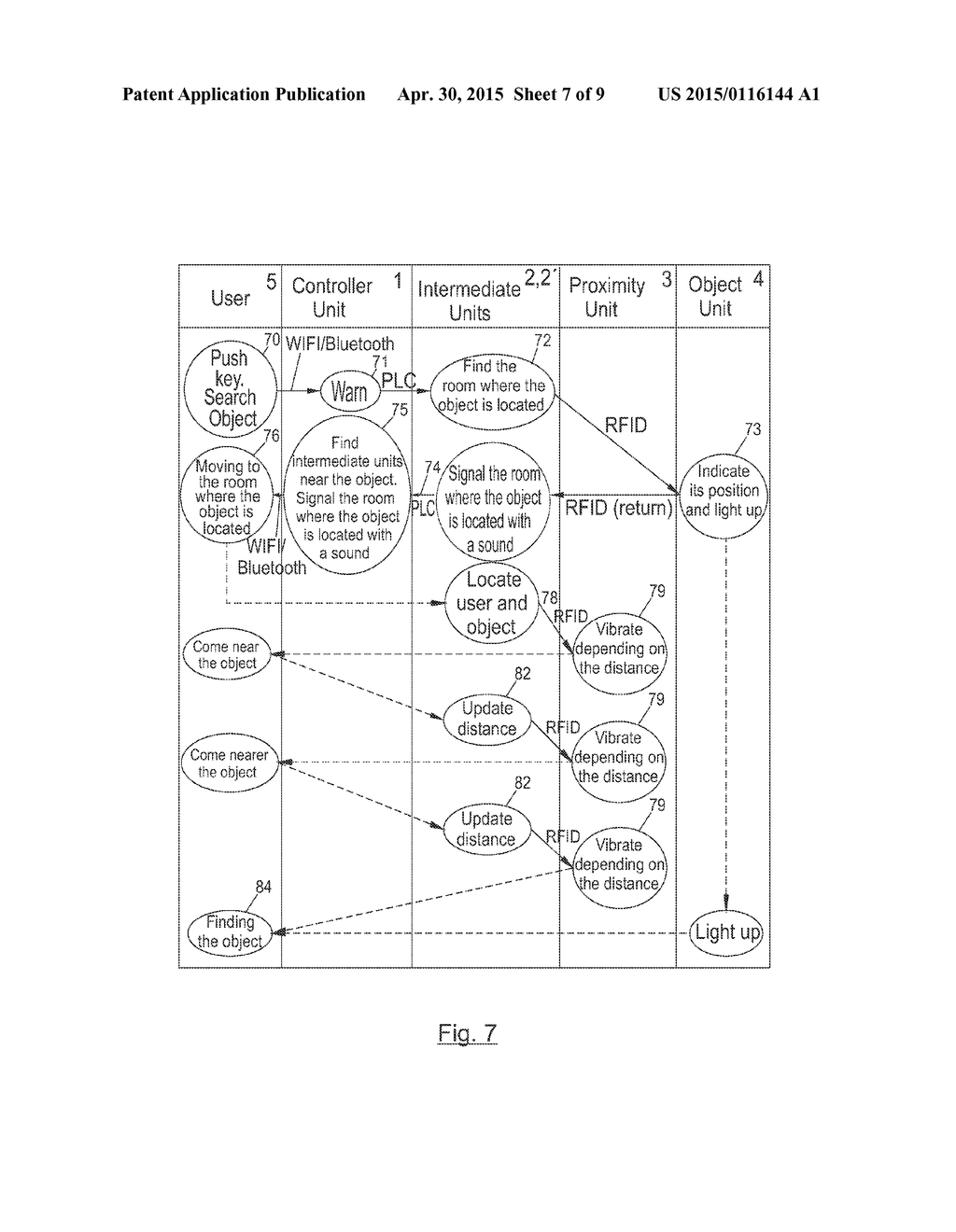 SYSTEM AND METHOD FOR LOCATING OBJECTS USING RADIO FREQUENCY IDENTIFIERS - diagram, schematic, and image 08