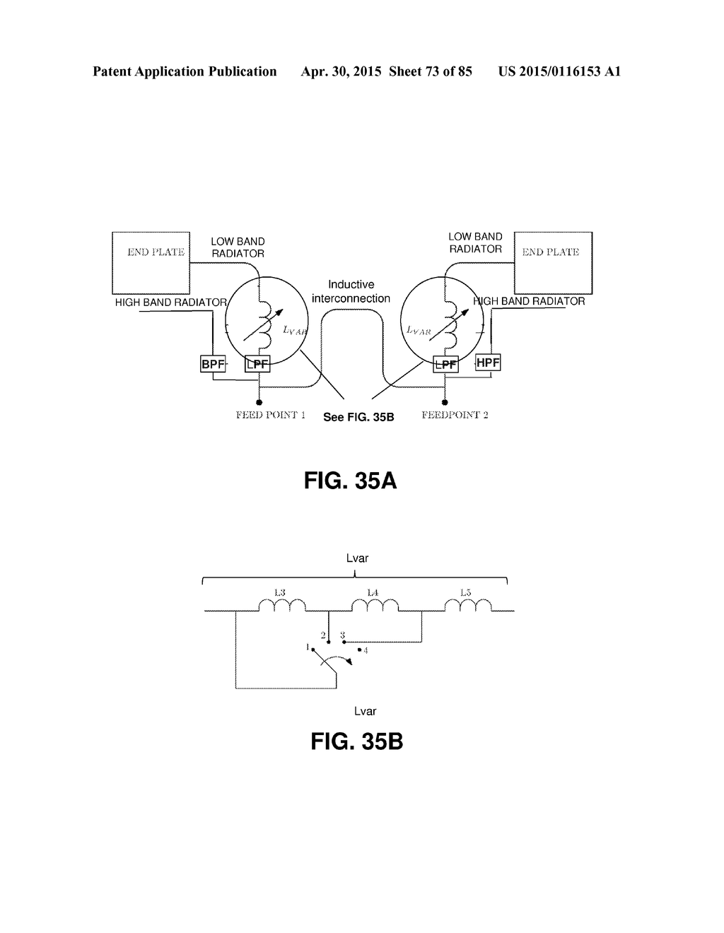 ANTENNA STRUCTURES AND METHODS THEREOF FOR SELECTING ANTENNA     CONFIGURATIONS - diagram, schematic, and image 74