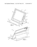 PORTABLE ELECTRONIC DEVICE CASE, FOLIO, AND DOCK diagram and image