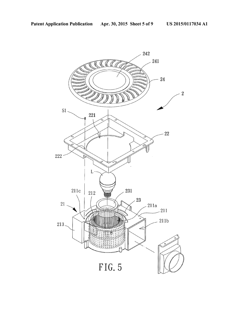 ILLUMINATING VENTILATOR - diagram, schematic, and image 06