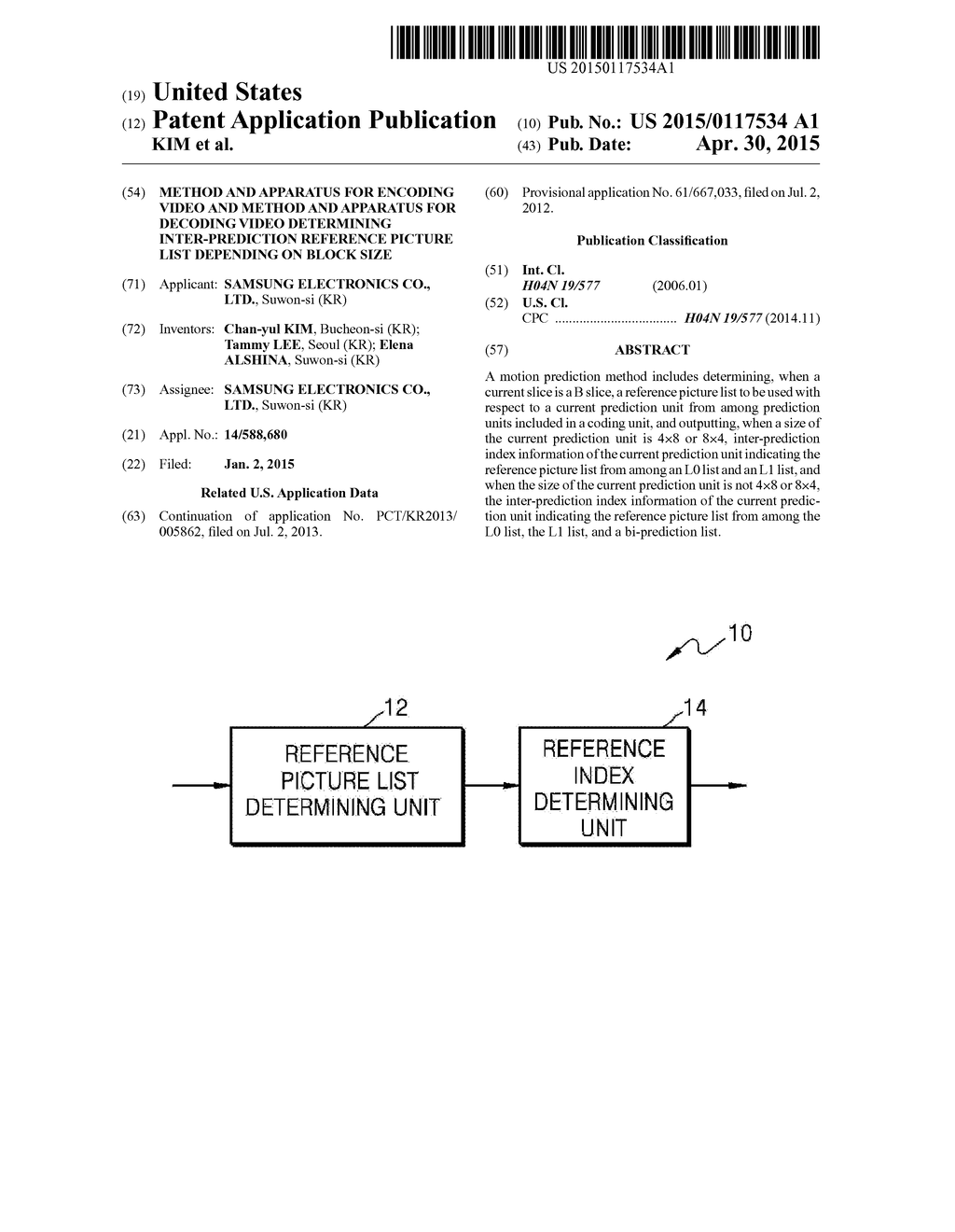 METHOD AND APPARATUS FOR ENCODING VIDEO AND METHOD AND APPARATUS FOR     DECODING VIDEO DETERMINING INTER-PREDICTION REFERENCE PICTURE LIST     DEPENDING ON BLOCK SIZE - diagram, schematic, and image 01