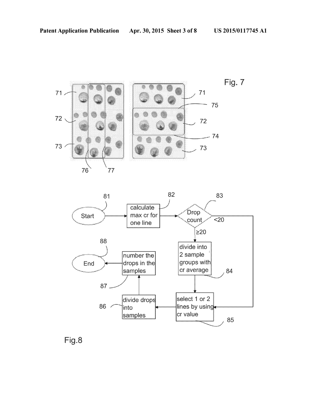 Method, system and a service for analyzing samples of a dried liquid - diagram, schematic, and image 04