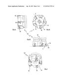 INDEXABLE INSERT FOR SHOULDER MILLING CUTTER AND SHOULDER MILLING CUTTER     WITH MOUNTING CUTOUTS FOR INDEXABLE INSERTS diagram and image