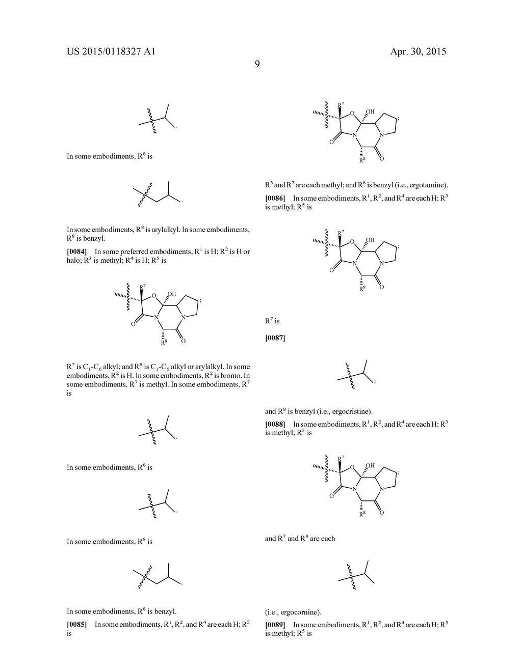 COMPOSITIONS AND METHODS FOR PREVENTING AND/OR TREATING DISORDERS     ASSOCIATED WITH CEPHALIC PAIN - diagram, schematic, and image 10