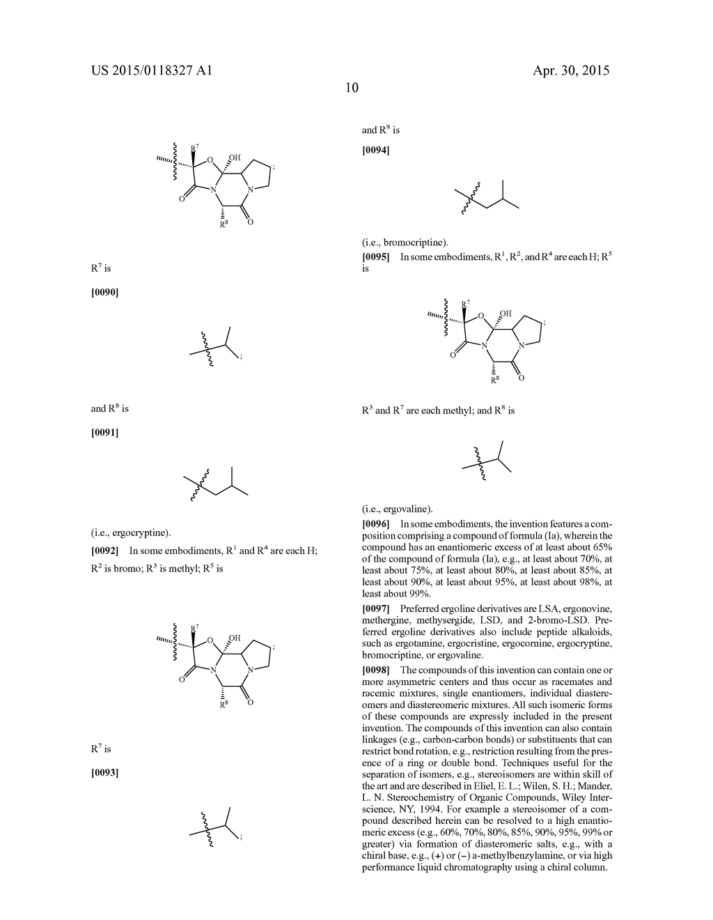 COMPOSITIONS AND METHODS FOR PREVENTING AND/OR TREATING DISORDERS     ASSOCIATED WITH CEPHALIC PAIN - diagram, schematic, and image 11