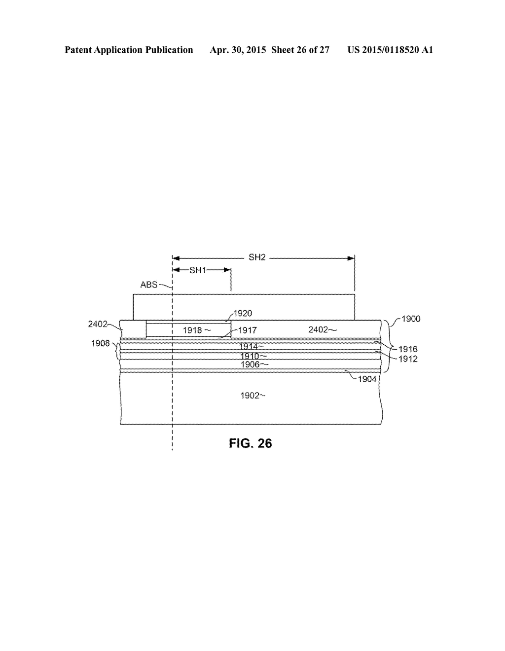 LOW RESISTANCE MAGNETIC SENSOR WITH EXTENDED PINNED LAYER STRUCTURE - diagram, schematic, and image 27