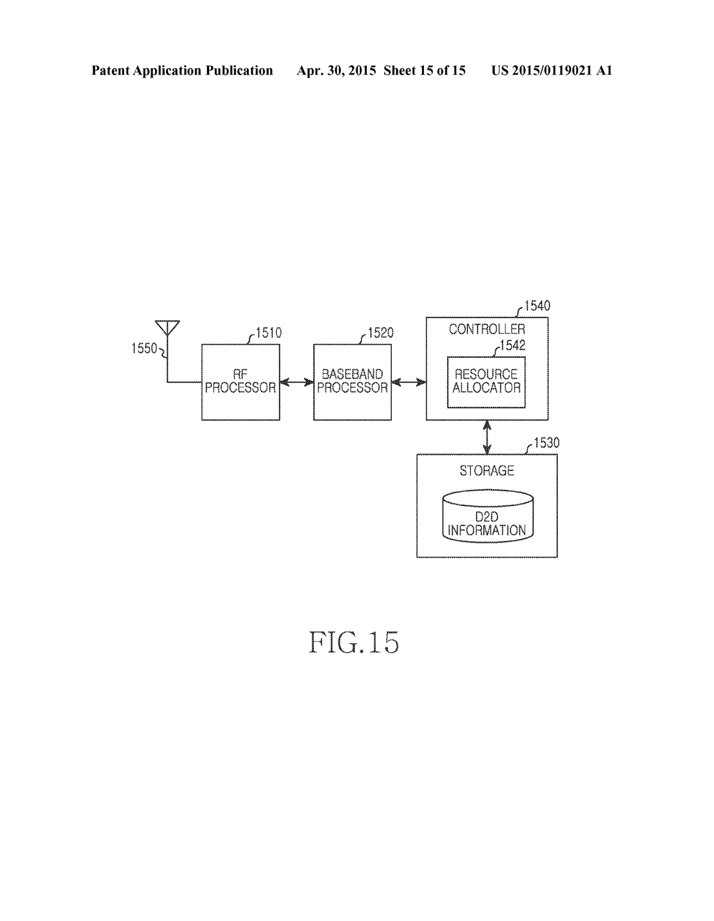 APPARATUS AND METHOD FOR PROCESSING SIGNAL FOR D2D COMMUNICATION IN     WIRELESS COMMUNICATION SYSTEM - diagram, schematic, and image 16