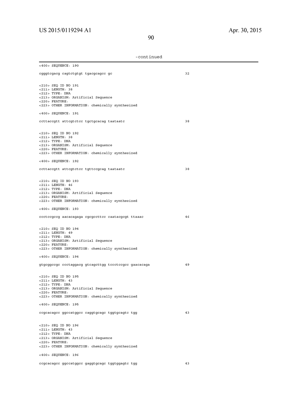 SYNTHETIC POLYPEPTIDE LIBRARIES AND METHODS FOR GENERATING NATURALLY     DIVERSIFIED POLYPEPTIDE VARIANTS - diagram, schematic, and image 134