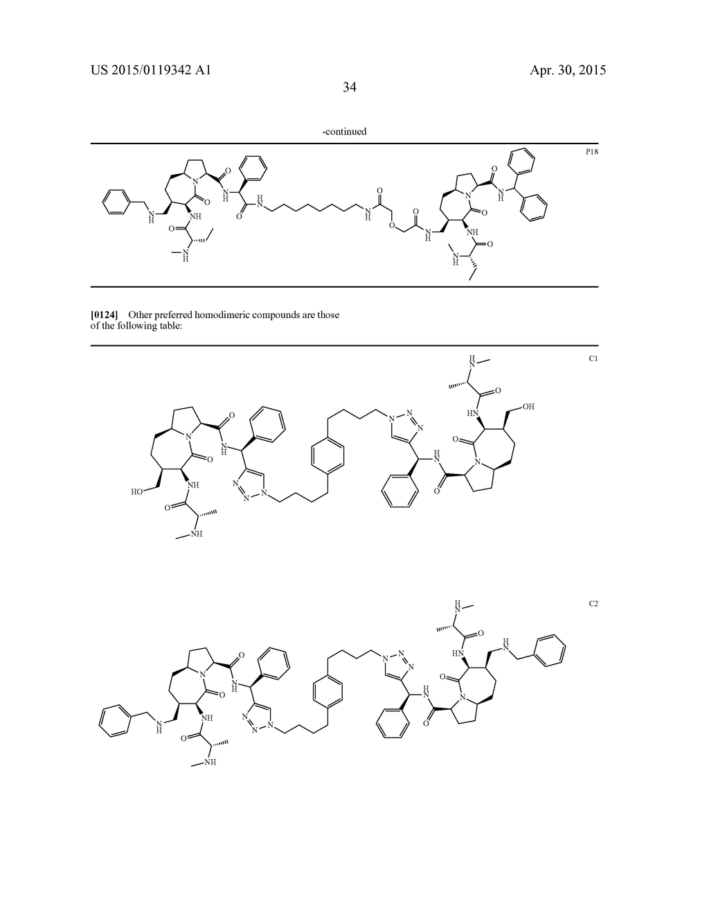 New Homo- and Heterodimeric SMAC Mimetic Compounds as Apoptosis Inducers - diagram, schematic, and image 35